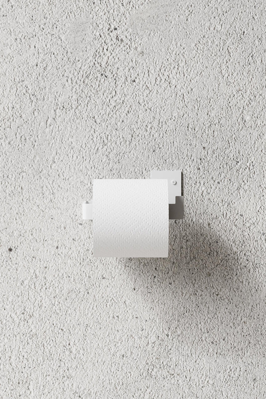 Toiletrulleholder - hvid